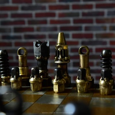 Mobilier sur mesure en métal : Chess board